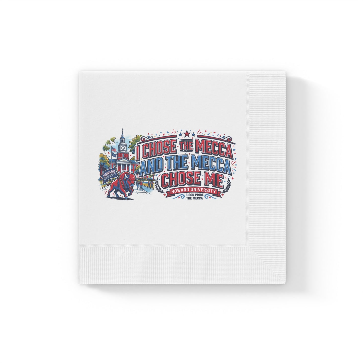 Howard University Bison Pride Napkins 3