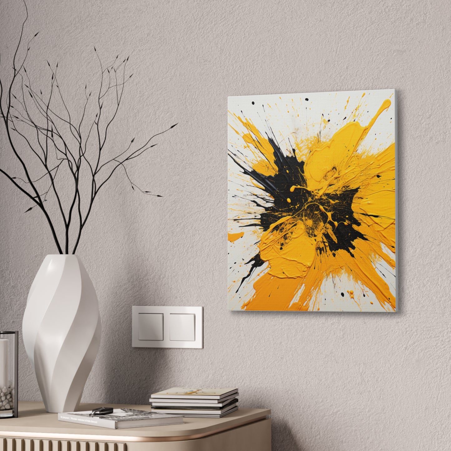 Acrylic Abstract Canvas Print - Richly Textured Artistry