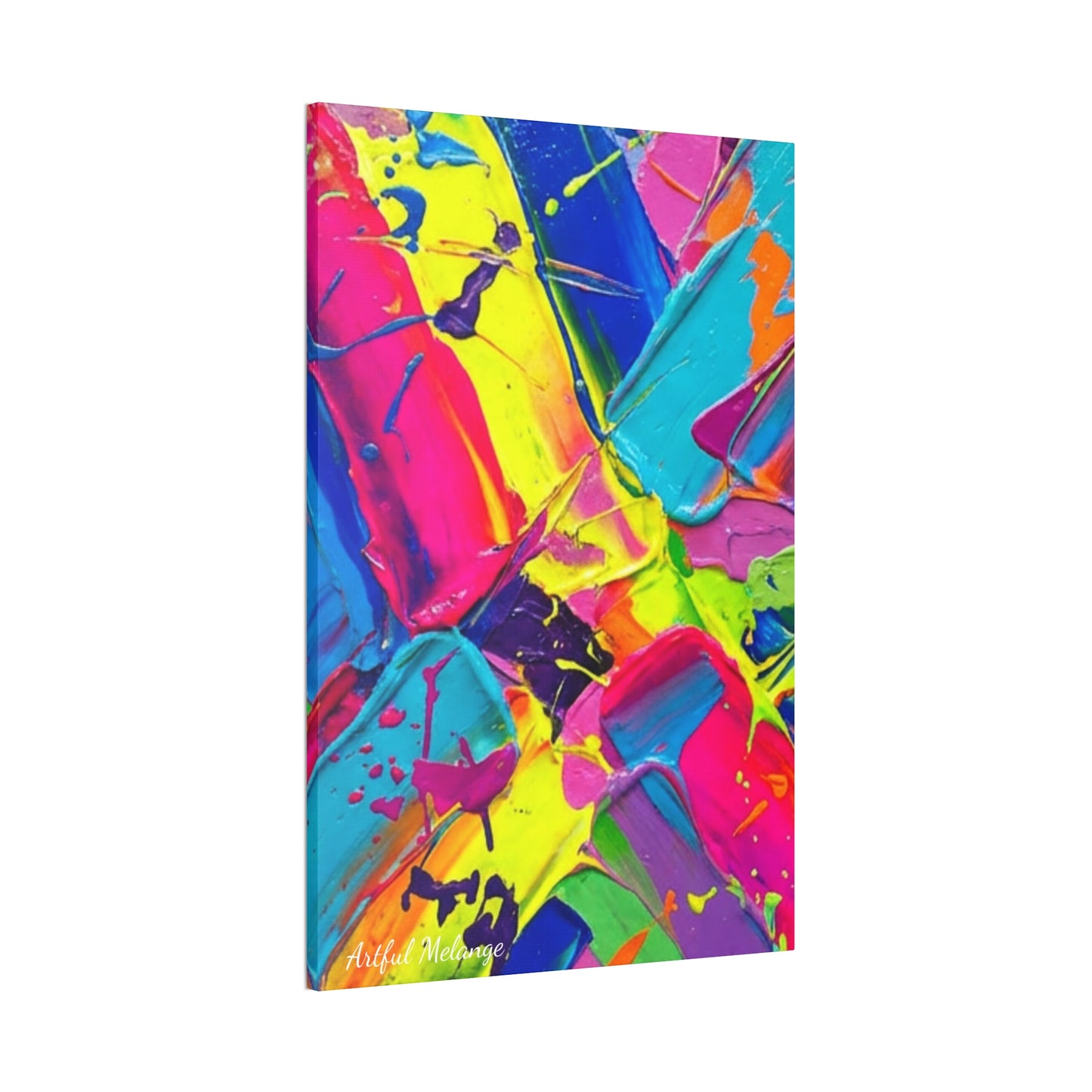 Acrylic Abstract Canvas Print - Richly Textured Artistry