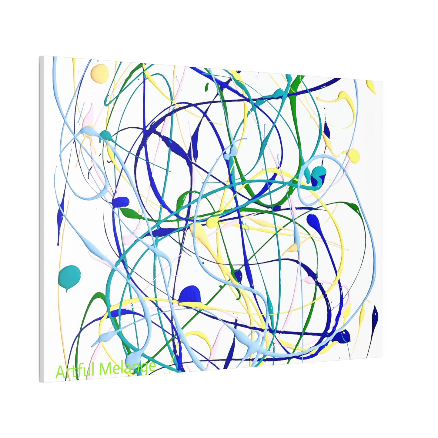 Acrylic Abstract Canvas Print - Richly Textured Artistry