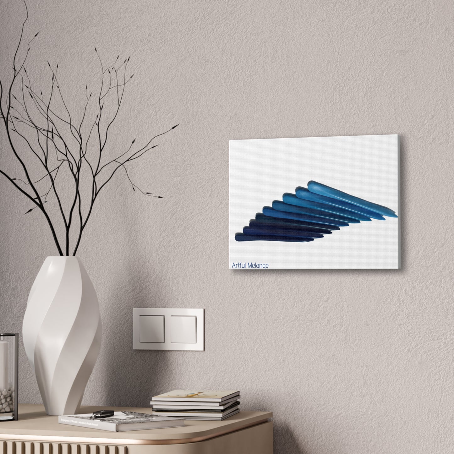 Spectrum Stacks: A Colorful Daydream in Posters and Canvas Prints/Vote Blue wave