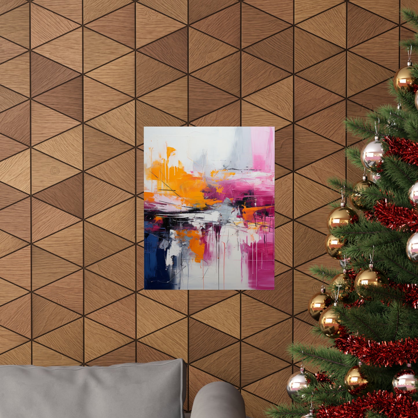 Radiant Harmony Matte Vertical Canvas Poster