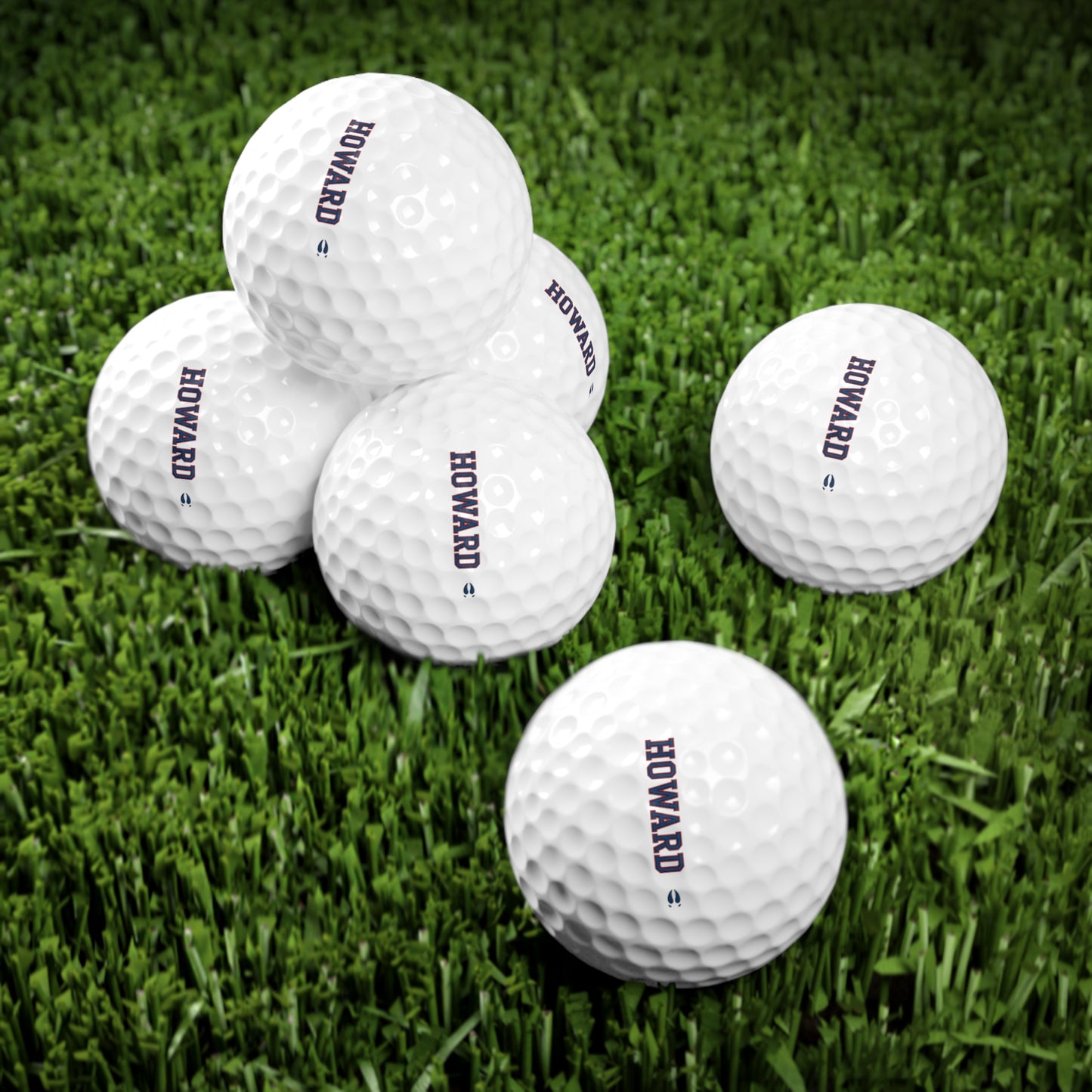 Howard University “The Yard Legacy” Golf Ball Set, 6 pcs 8