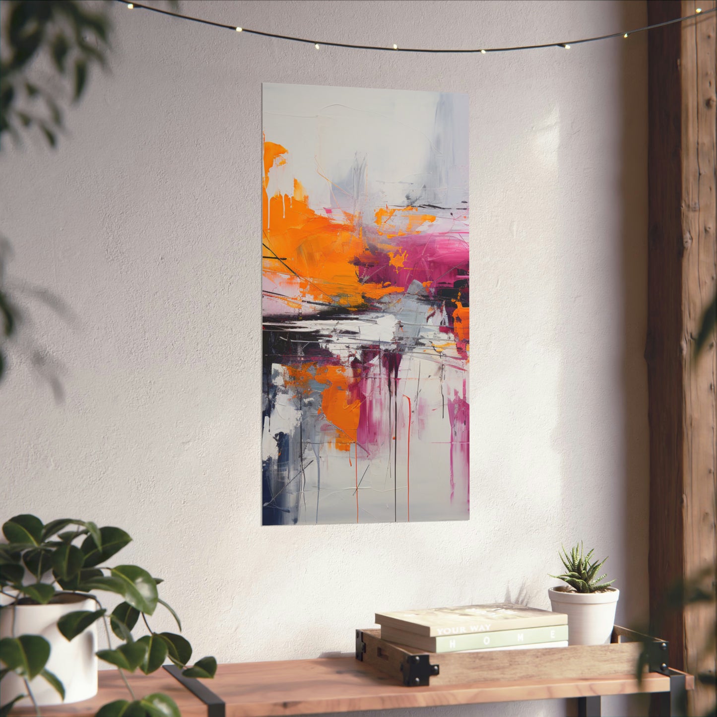 Radiant Harmony Matte Vertical Canvas Poster