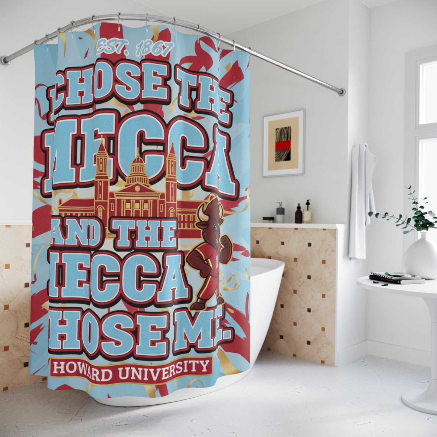 I Chose the Mecca and the Mecca Chose Me Shower Curtain 4