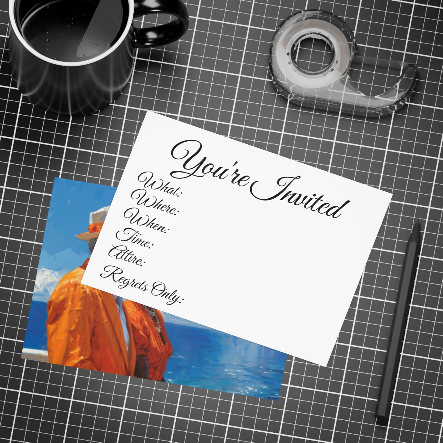 Sail & Celebrate: A Day of Elegance Yacht/Boat Party Invitation Bundles (envelopes included)