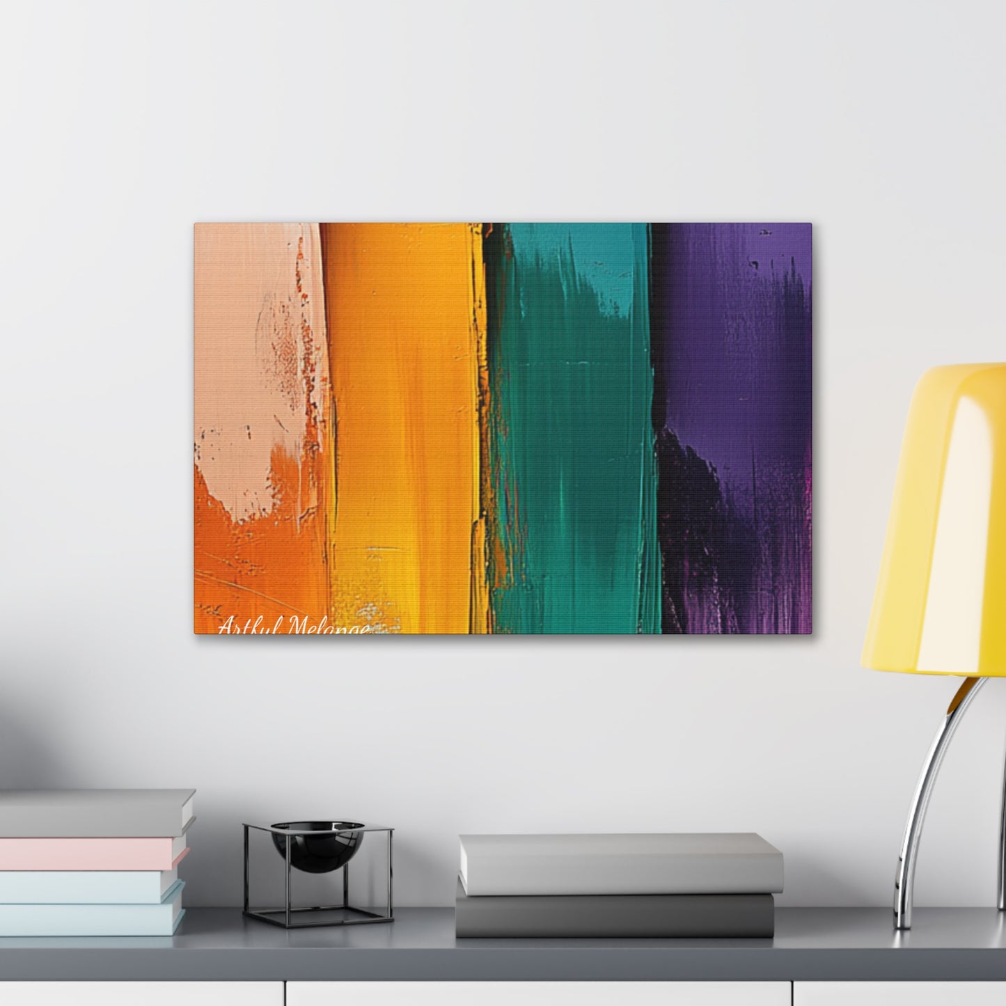 Acrylic Abstract Canvas Print - Richly Textured Artistry