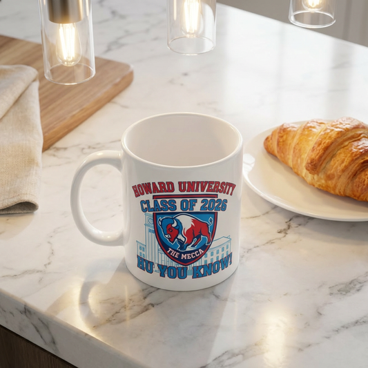 Howard University Class of 2026 Mug – The Mecca Bison Pride,Jumbo Mug 2, 20oz