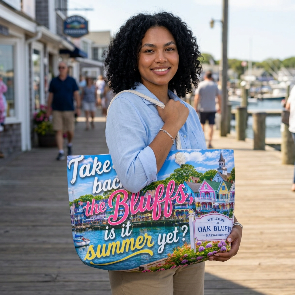 Take Me Back to the Bluffs Weekender Bag – Summer Escape Canvas Tote