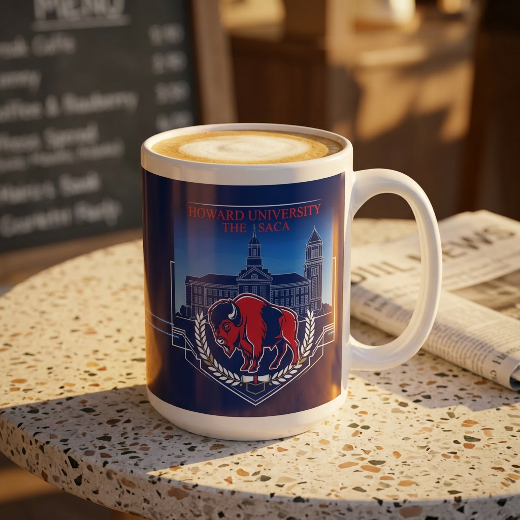 Howard Bison Heritage Mug – The Mecca Jumbo Mug 2, 20oz