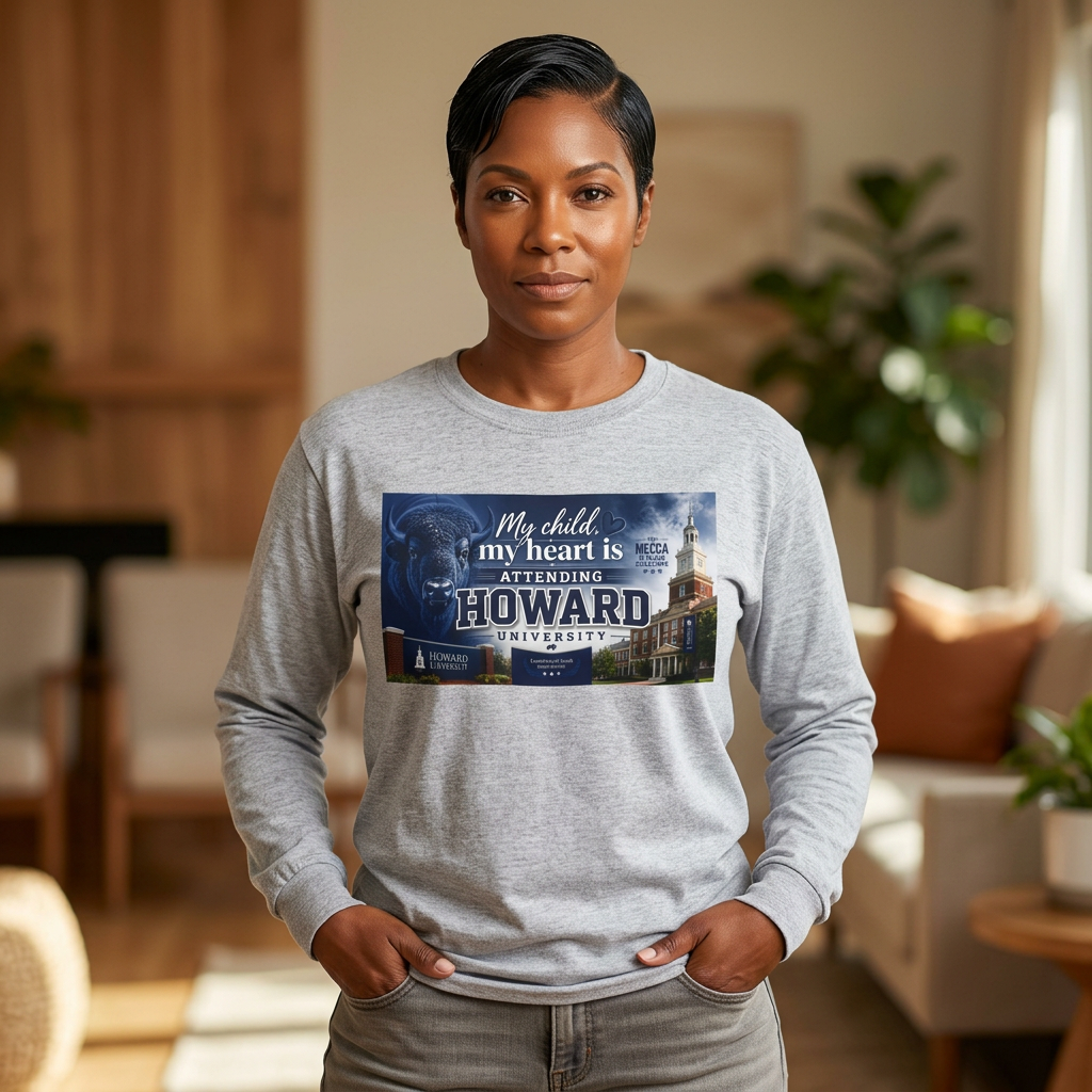 Howard University Pride Family Statement/Unisex Long Sleeve T-Shirt