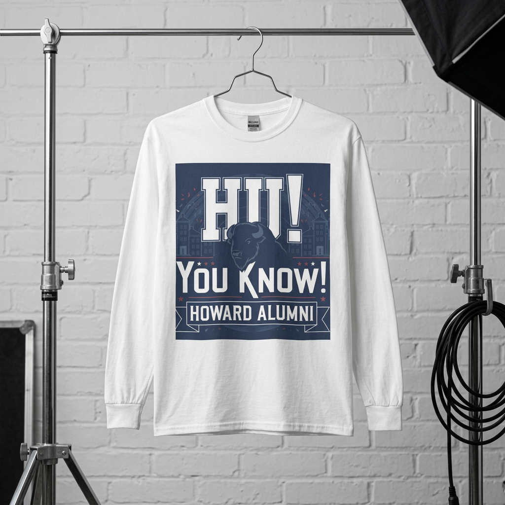 Howard University Heritage Reserve/Unisex Long Sleeve T-Shirt 6
