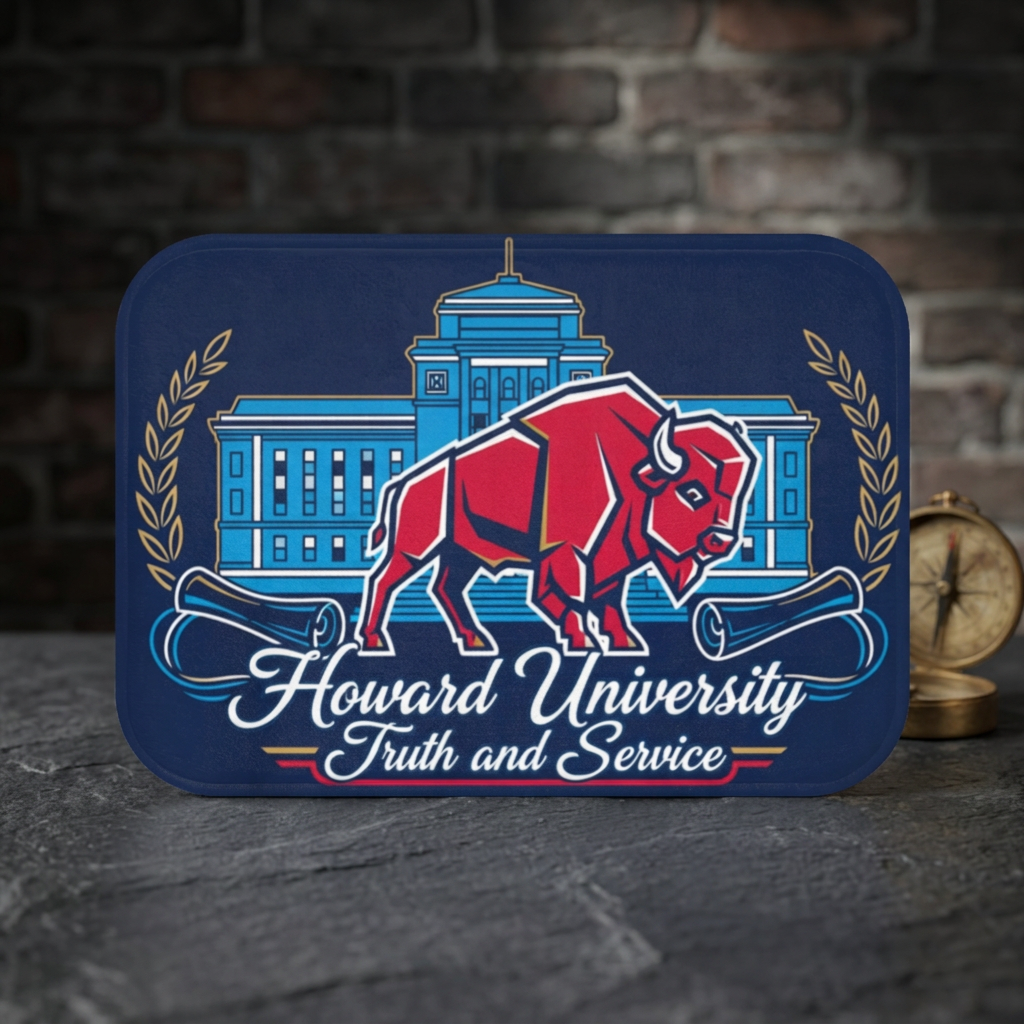 Howard University Legacy Bath Mat – Bison Pride Dorm Collection 4
