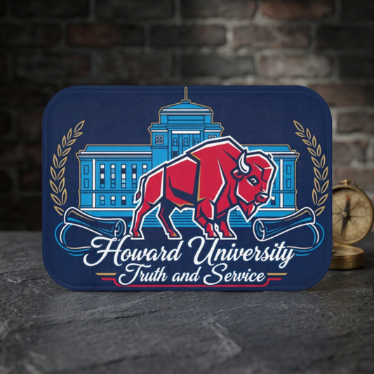 Howard University Legacy Bath Mat – Bison Pride Dorm Collection 5
