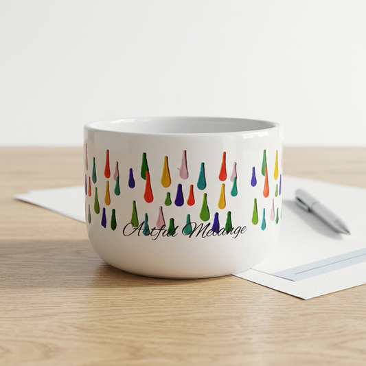 ChromaSoul™ Abstract Latte Mug Collection, 25oz