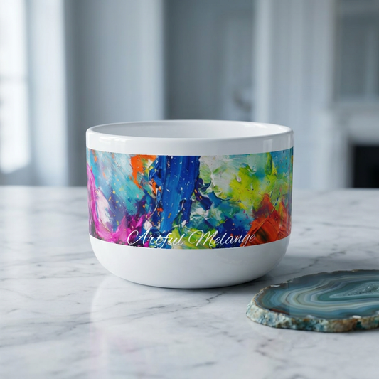ChromaSoul™ Abstract Latte Mug Collection, 25oz