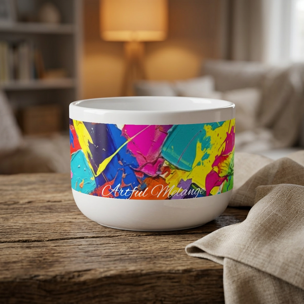 ChromaSoul™ Abstract Latte Mug Collection, 25oz