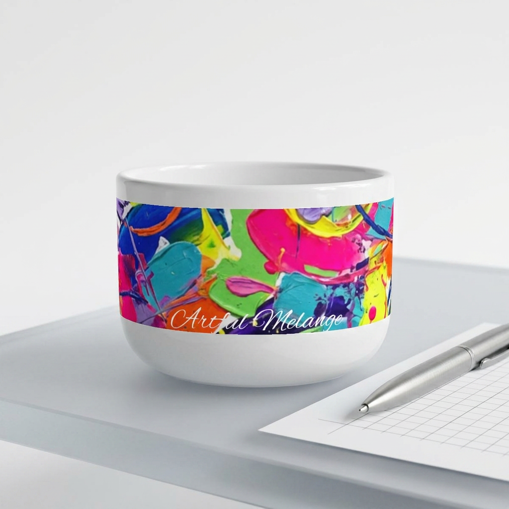 ChromaSoul™ Abstract Latte Mug Collection, 25oz