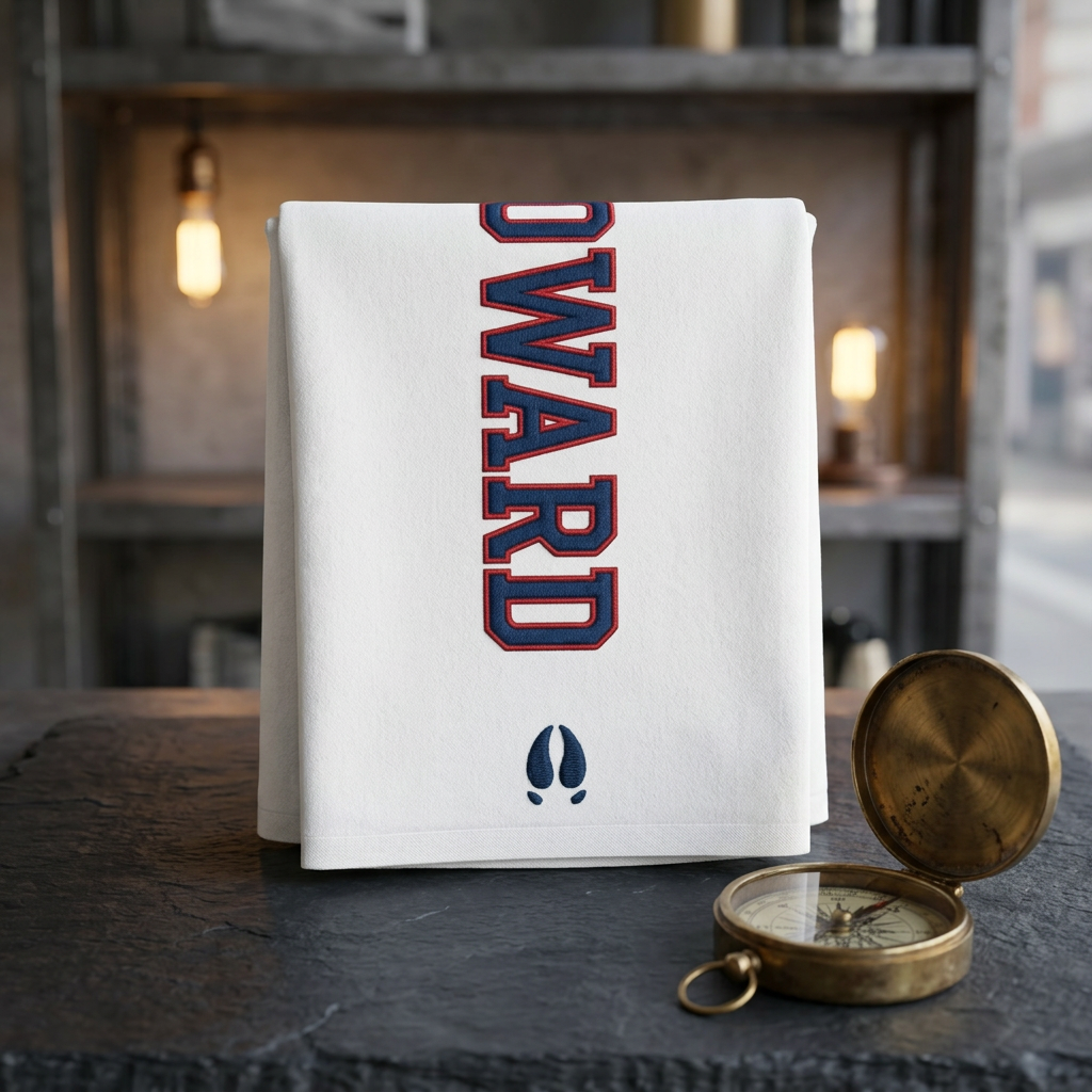 Howard University Bison Pride Rally Towel – HBCU Spirit Game Day Essential/The Mecca 11" x 18"