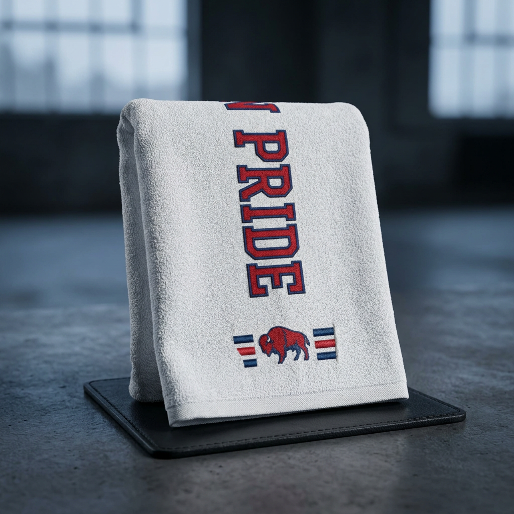 Howard University Bison Pride Rally Towel – HBCU Spirit Game Day Essential/The Mecca 11" x 18"