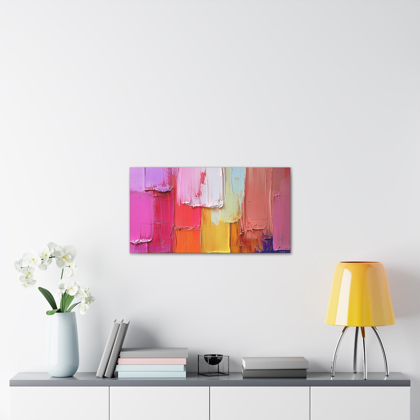 Acrylic Abstract Canvas Print - Richly Textured Artistry