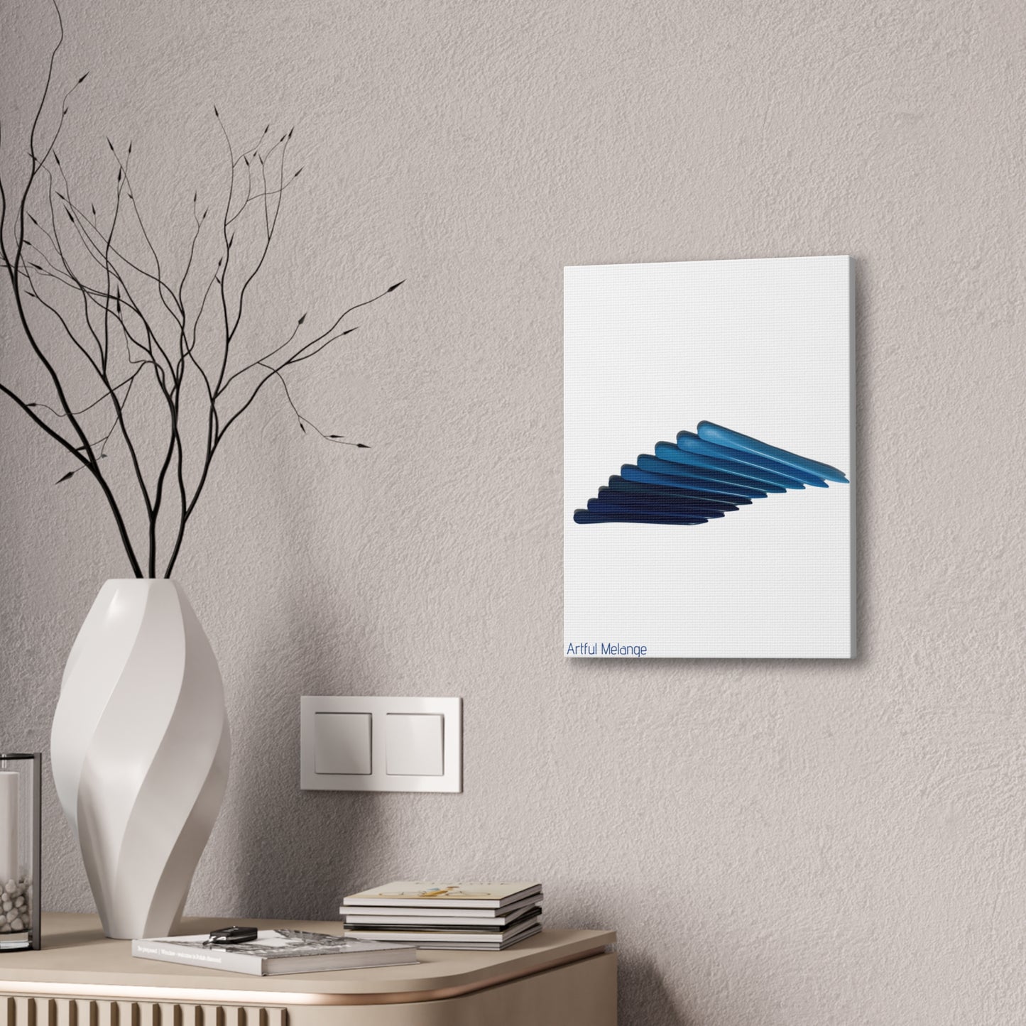 Spectrum Stacks: A Colorful Daydream in Posters and Canvas Prints/Vote Blue wave
