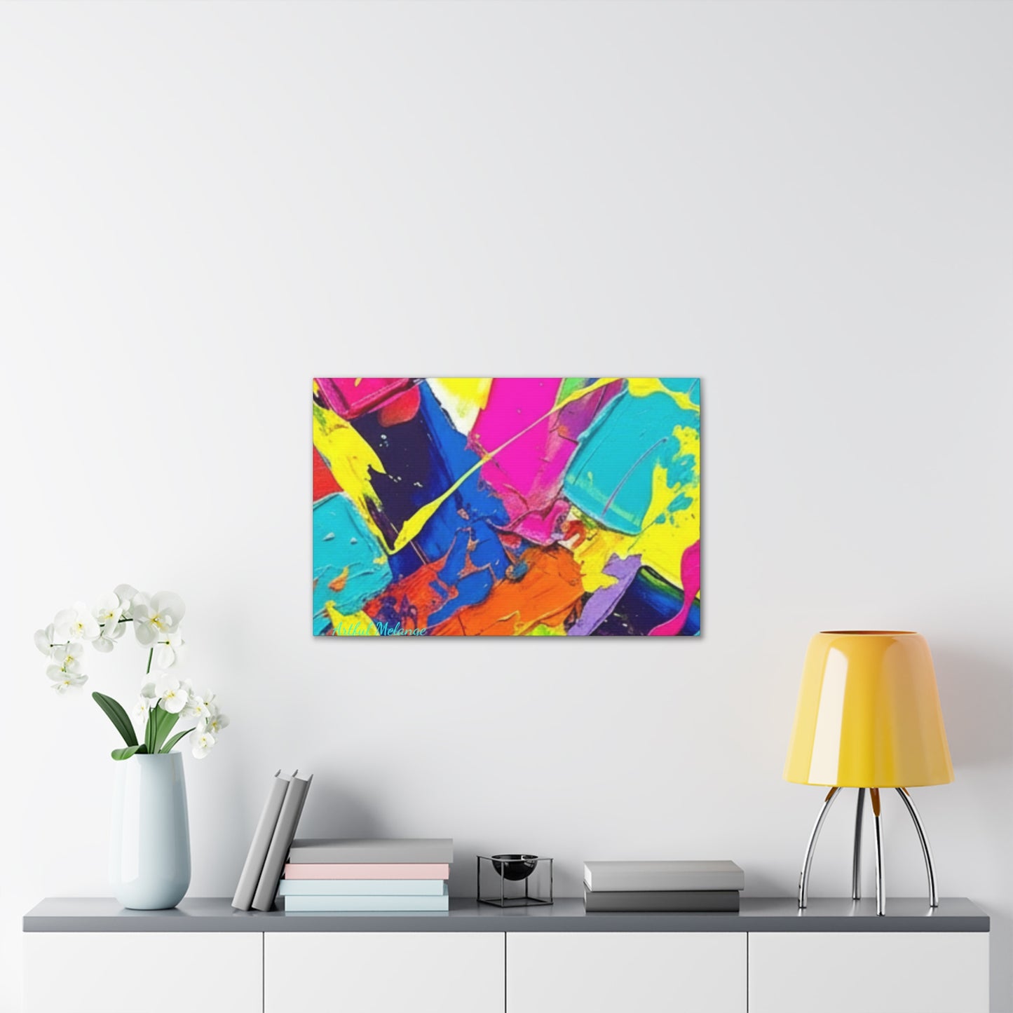 Acrylic Abstract Canvas Print - Richly Textured Artistry