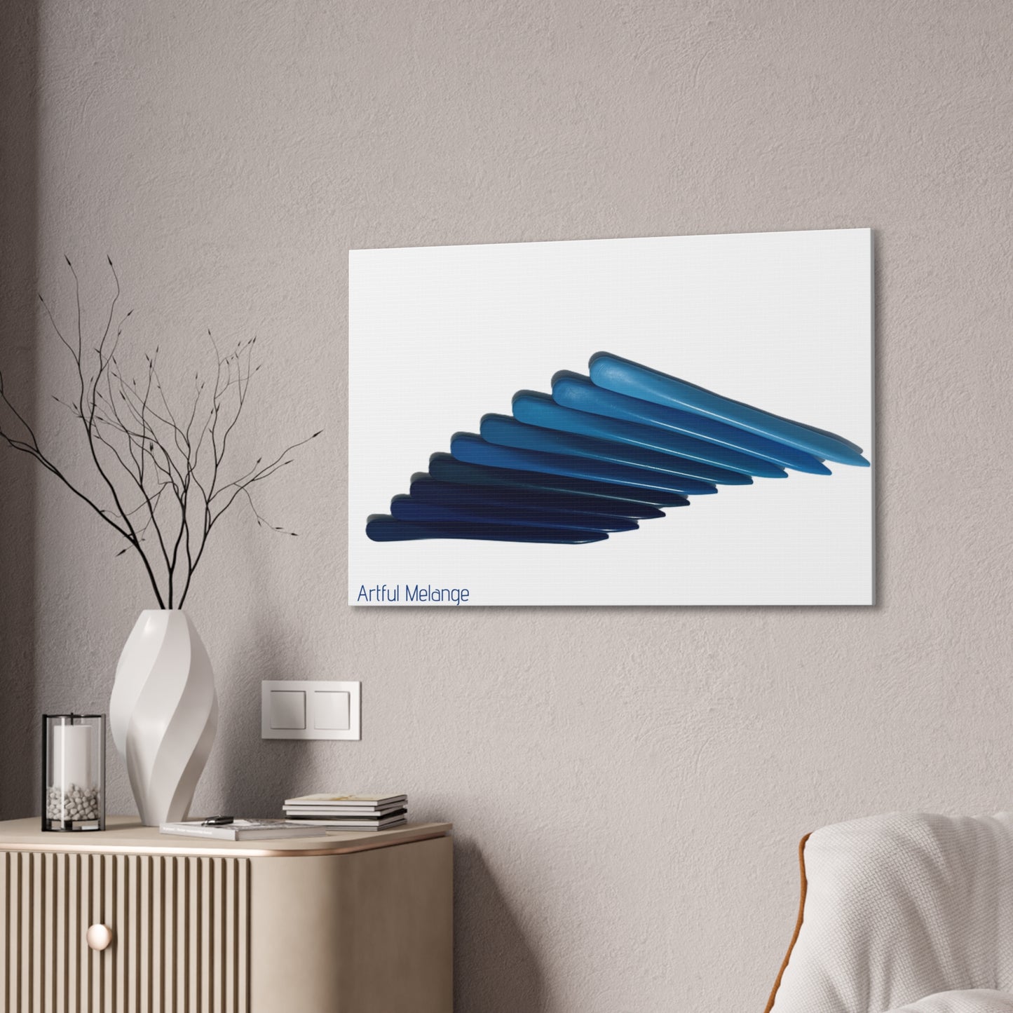 Spectrum Stacks: A Colorful Daydream in Posters and Canvas Prints/Vote Blue wave