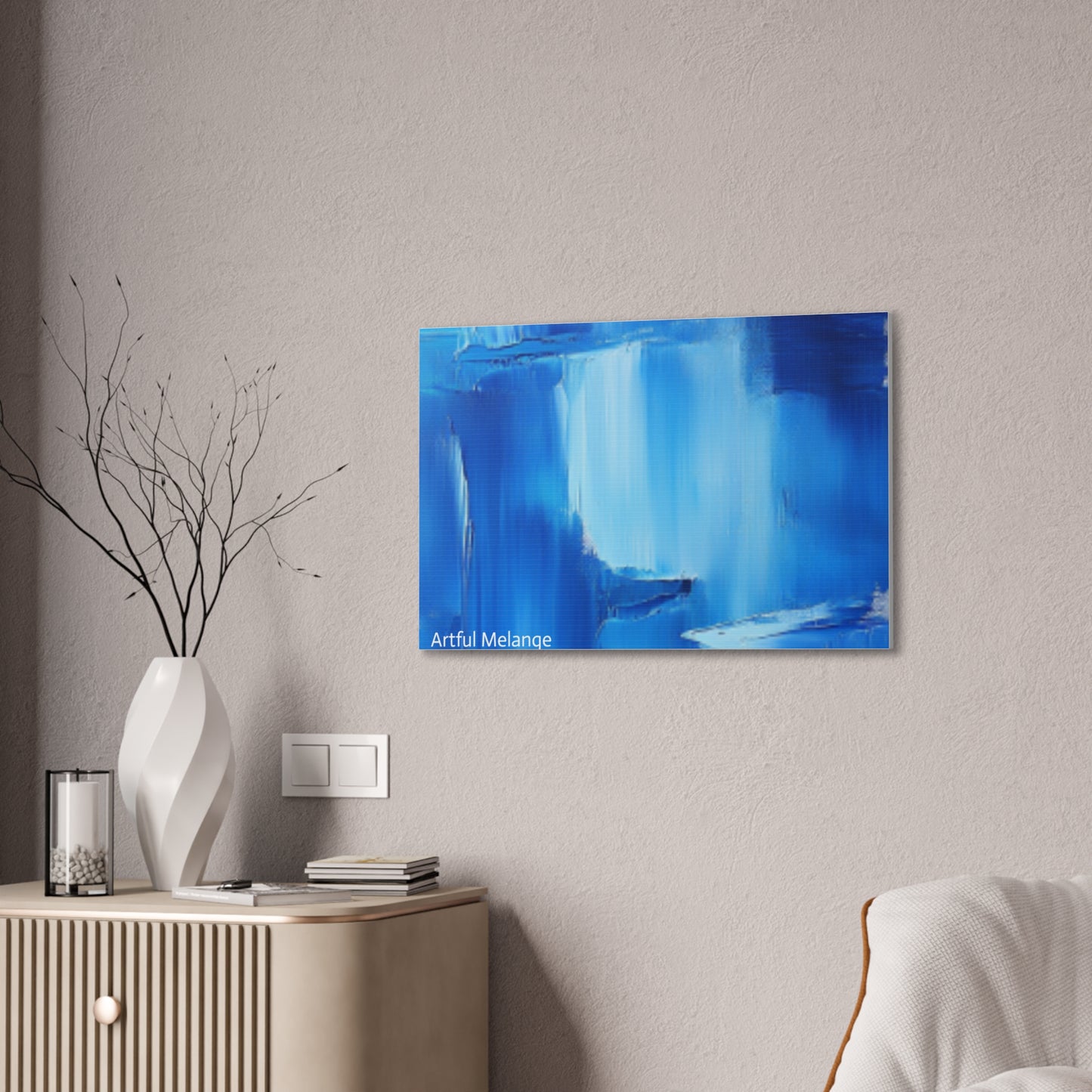 Acrylic Abstract Canvas Print - Richly Textured Artistry