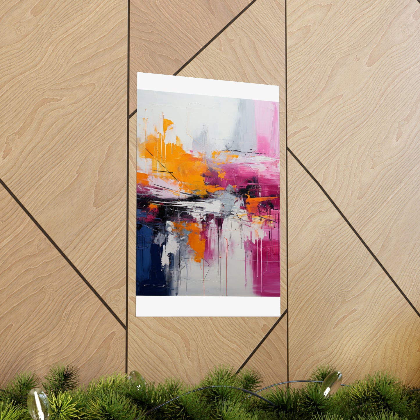 Radiant Harmony Matte Vertical Canvas Poster