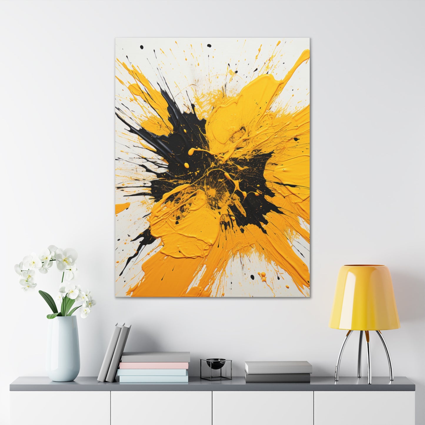 Acrylic Abstract Canvas Print - Richly Textured Artistry