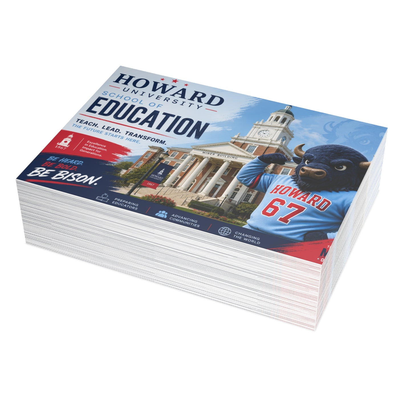 Howard University School of Education Postcard Set 1 (envelopes included)