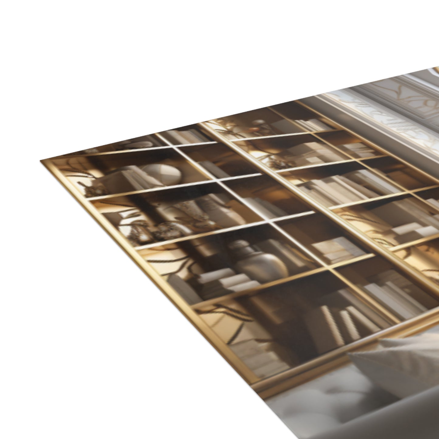Elegance in Gold & White Christmas Notecards (1, 10, 30, and 50pcs)