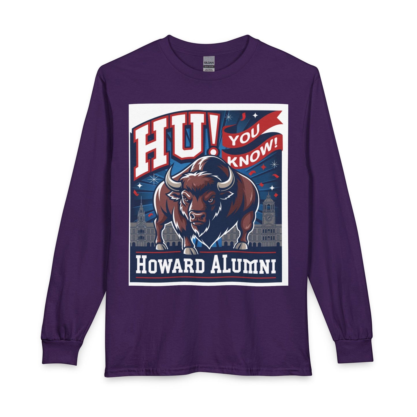 Howard University Heritage Reserve/Unisex Long Sleeve T-Shirt 5
