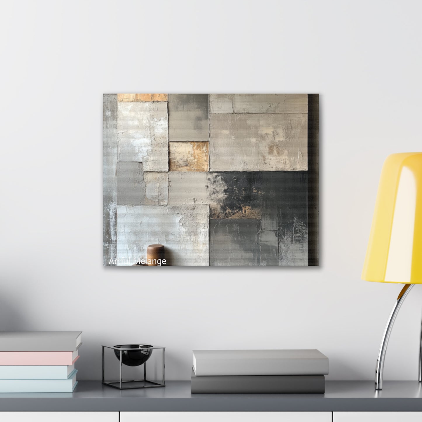 Acrylic Abstract Canvas Print - Richly Textured Artistry
