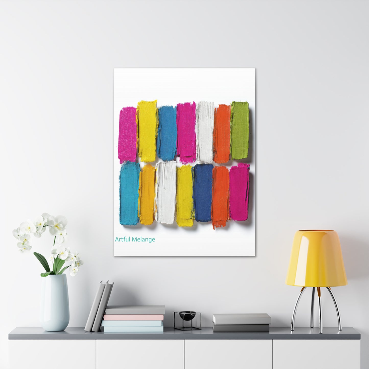Acrylic Abstract Canvas Print - Richly Textured Artistry