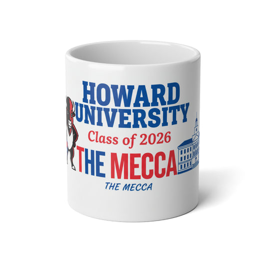 Howard University Class of 2026 Mug – The Mecca Bison Pride,Jumbo Mug 3, 20oz