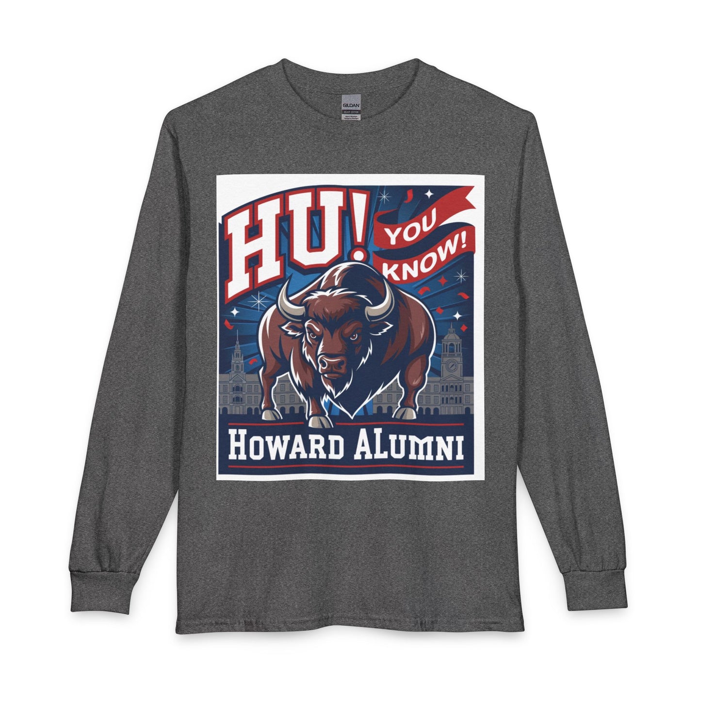 Howard University Heritage Reserve/Unisex Long Sleeve T-Shirt 5