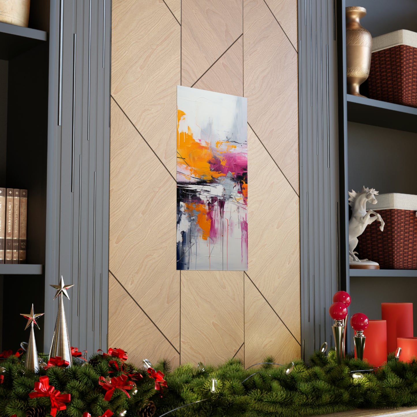 Radiant Harmony Matte Vertical Canvas Poster