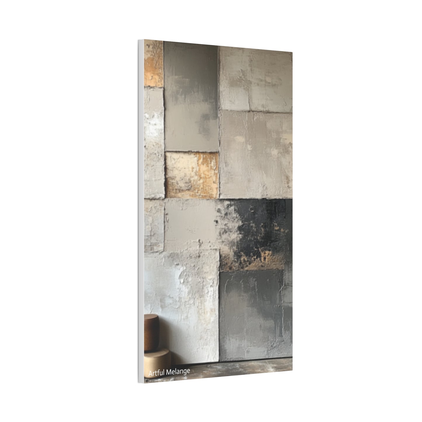 Acrylic Abstract Canvas Print - Richly Textured Artistry