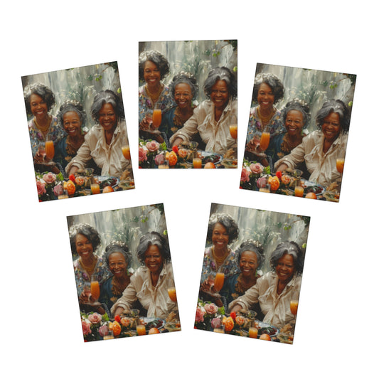 Mimosas and Melanin Note Card Set (5-Pack)