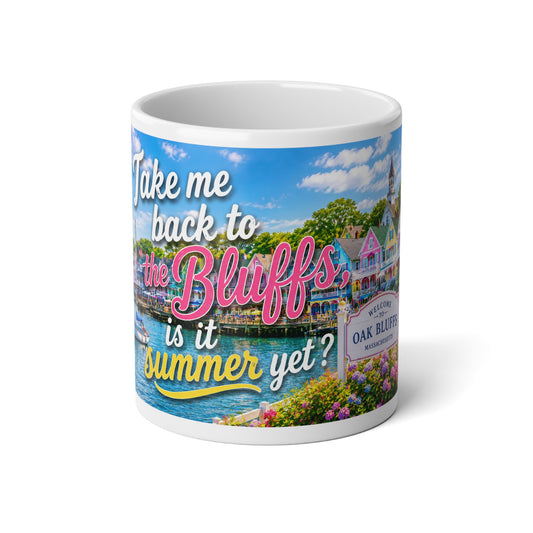 Take Me Back to the Bluffs 20 oz Mug | Oak Bluffs Vineyard Town Scenes