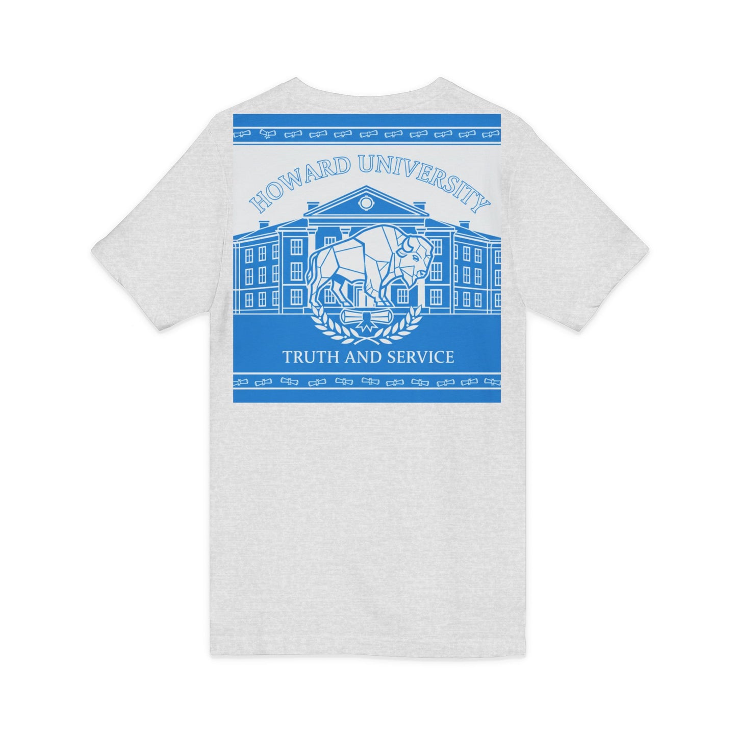 Howard University/ Truth and Service Unisex V-Neck T-Shirt