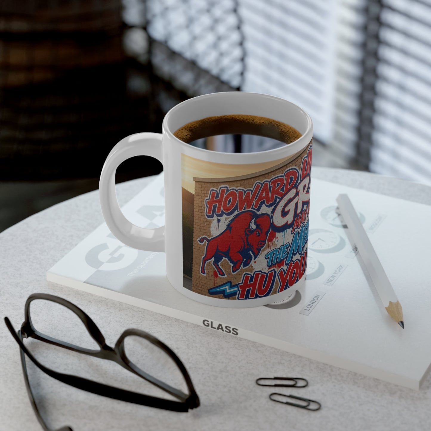 Howard University Class of 2026 Mug – The Mecca Bison Pride,Jumbo Mug, 20oz