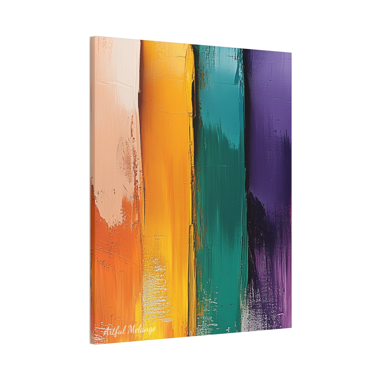 Acrylic Abstract Canvas Print - Richly Textured Artistry