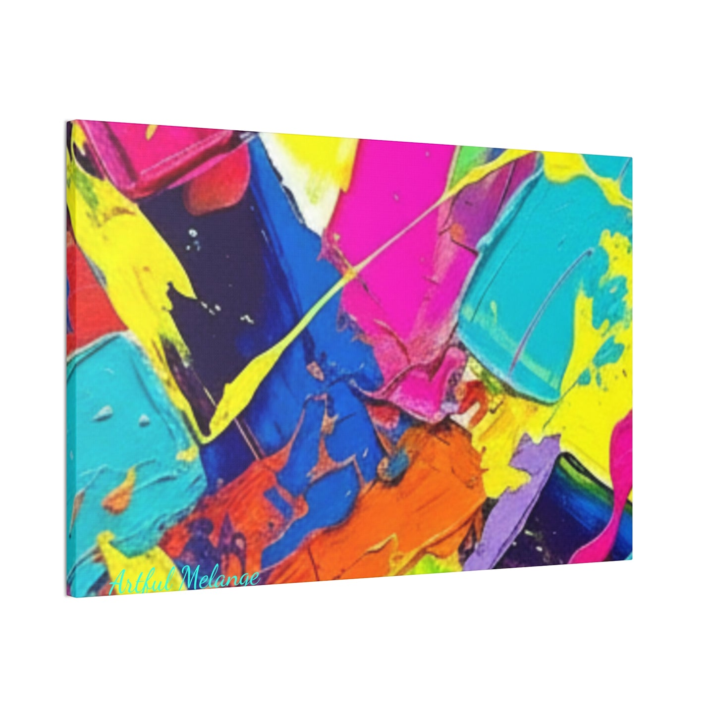 Acrylic Abstract Canvas Print - Richly Textured Artistry
