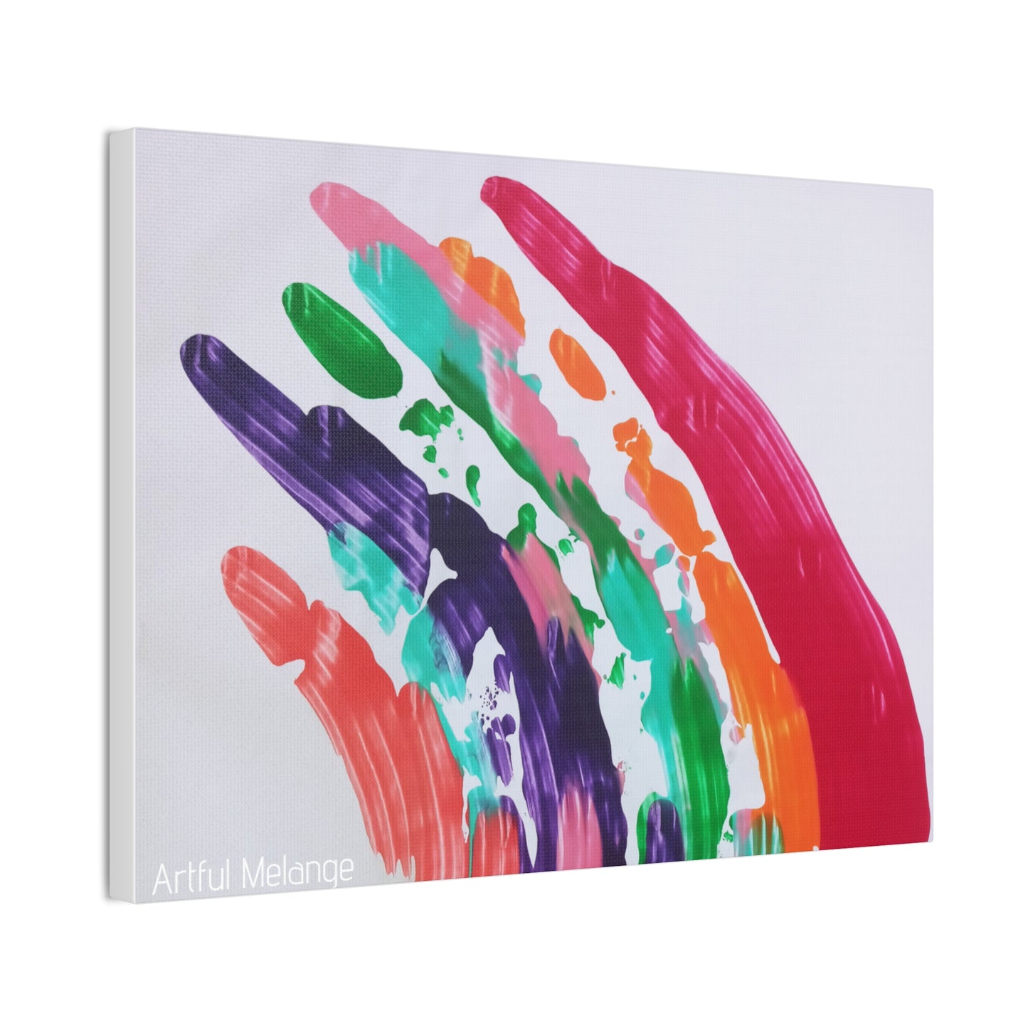 Primary Elegance: A Symphony of Sophistication Canvas Print