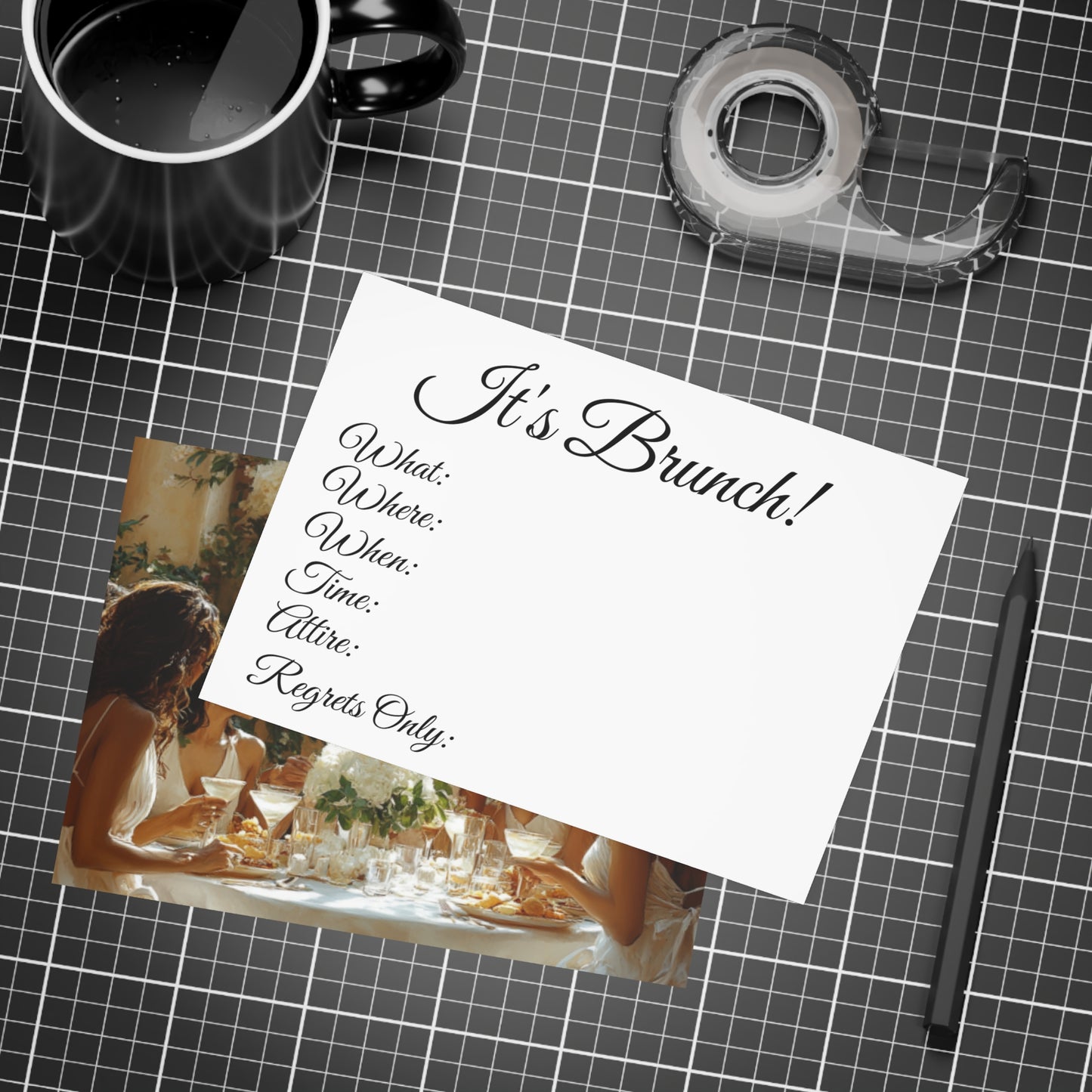 Brunch and Bliss  Invitation Bundles (envelopes included)