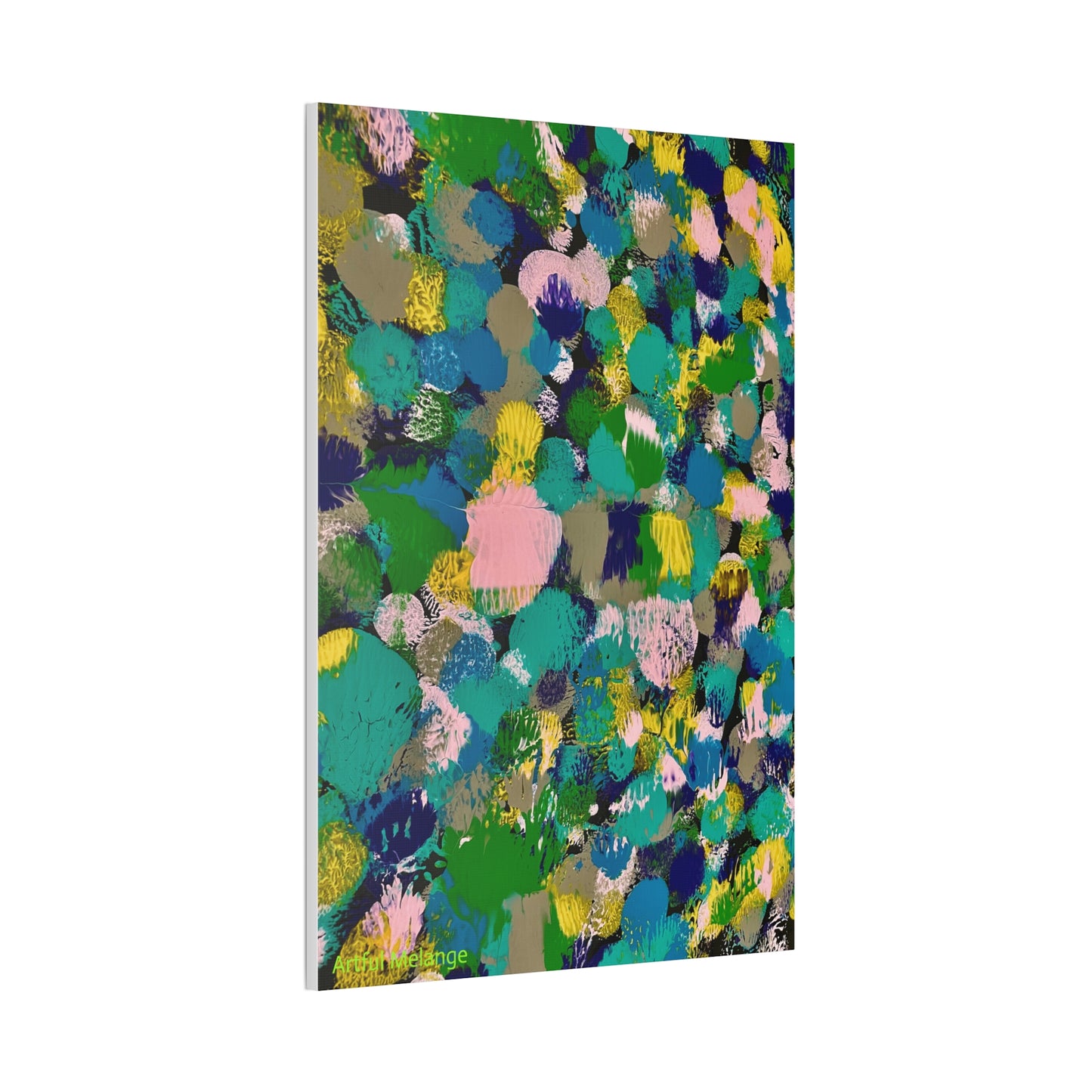 Acrylic Abstract Canvas Print - Richly Textured Artistry