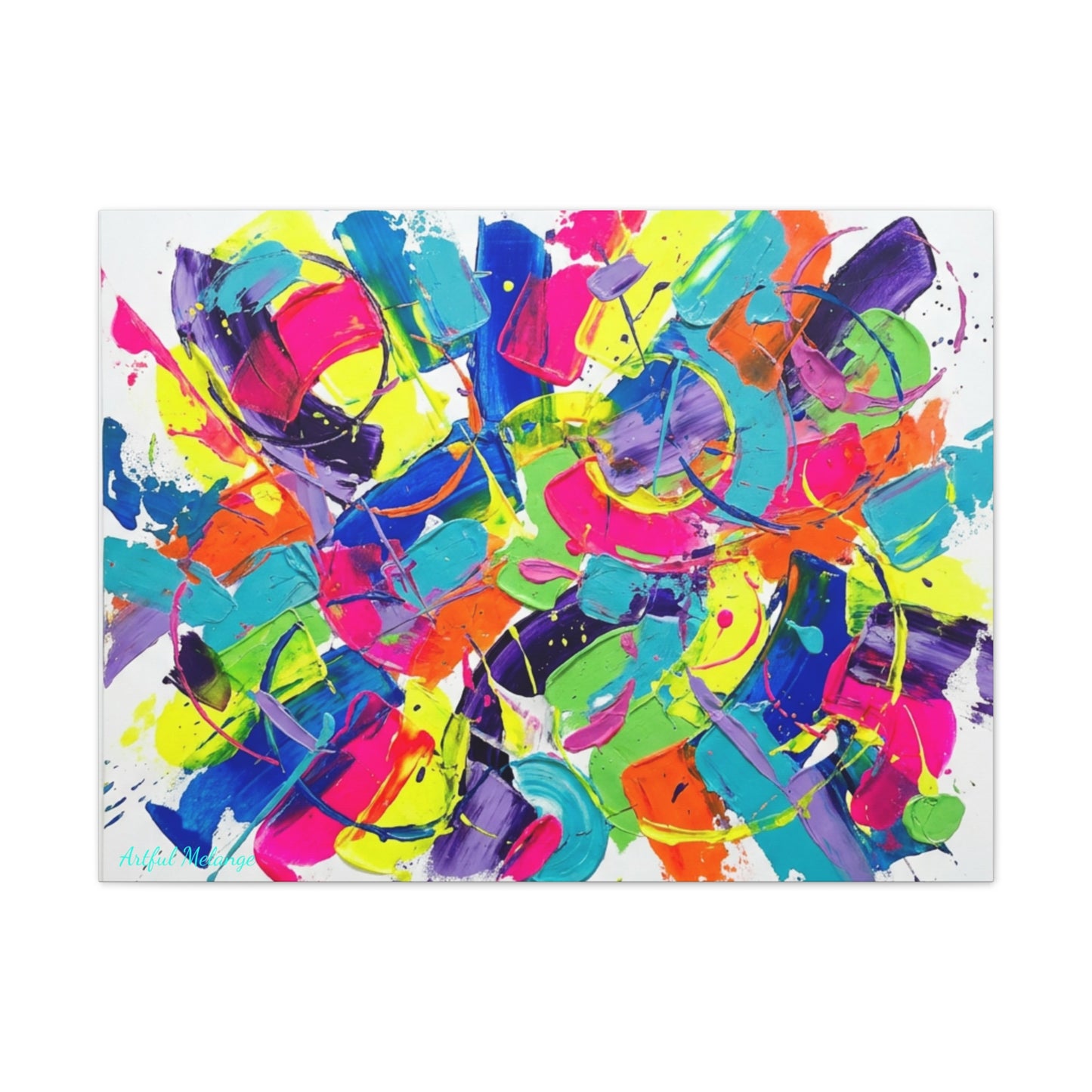 Acrylic Abstract Canvas Print - Richly Textured Artistry